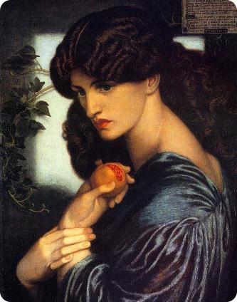 Gabriel Dante Rossetti's image of Persephone