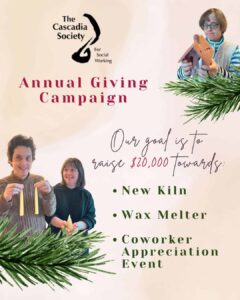 Annual Giving Campaign Nov 2025 Cascadia Society annual giving campaign poster